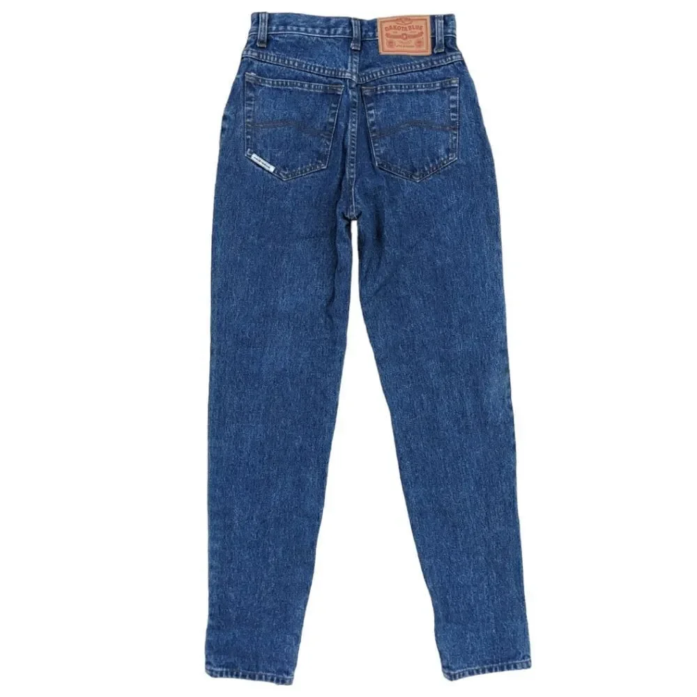Y2k/90s Vtg Dakota Blue Jeans Boho Native American Patchwork Beaded High Waisted
